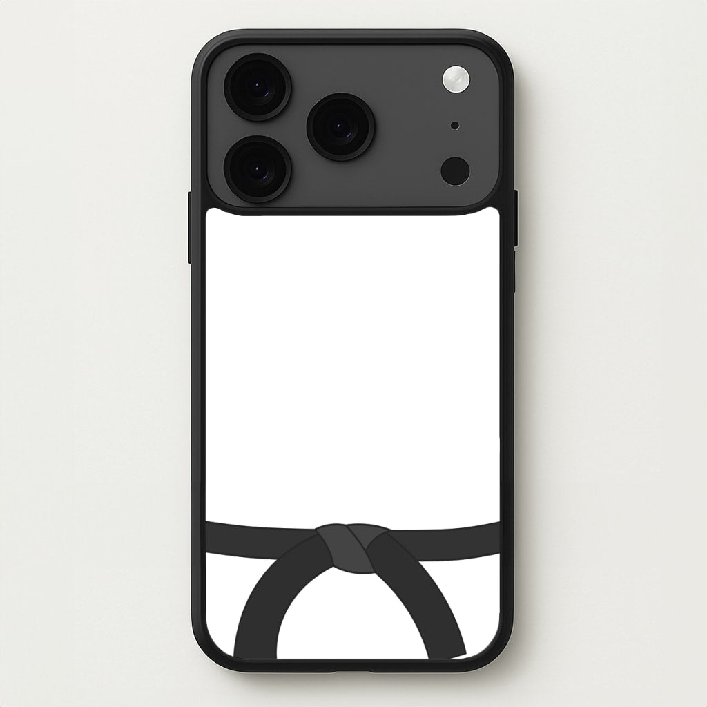 Black Belt Phone Case for iPhone 17 Pro Max