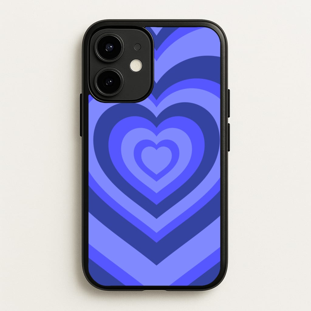 Blue - Colourful Hearts - Colourful Hearts Phone Case for iPhone 12 Mini