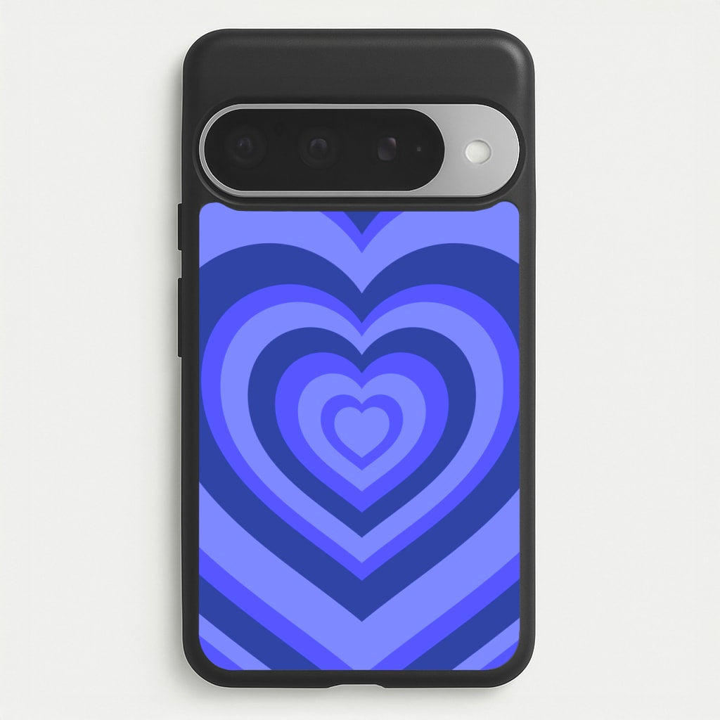 Blue - Colourful Hearts Phone Case for Google Pixel 10 Pro XL