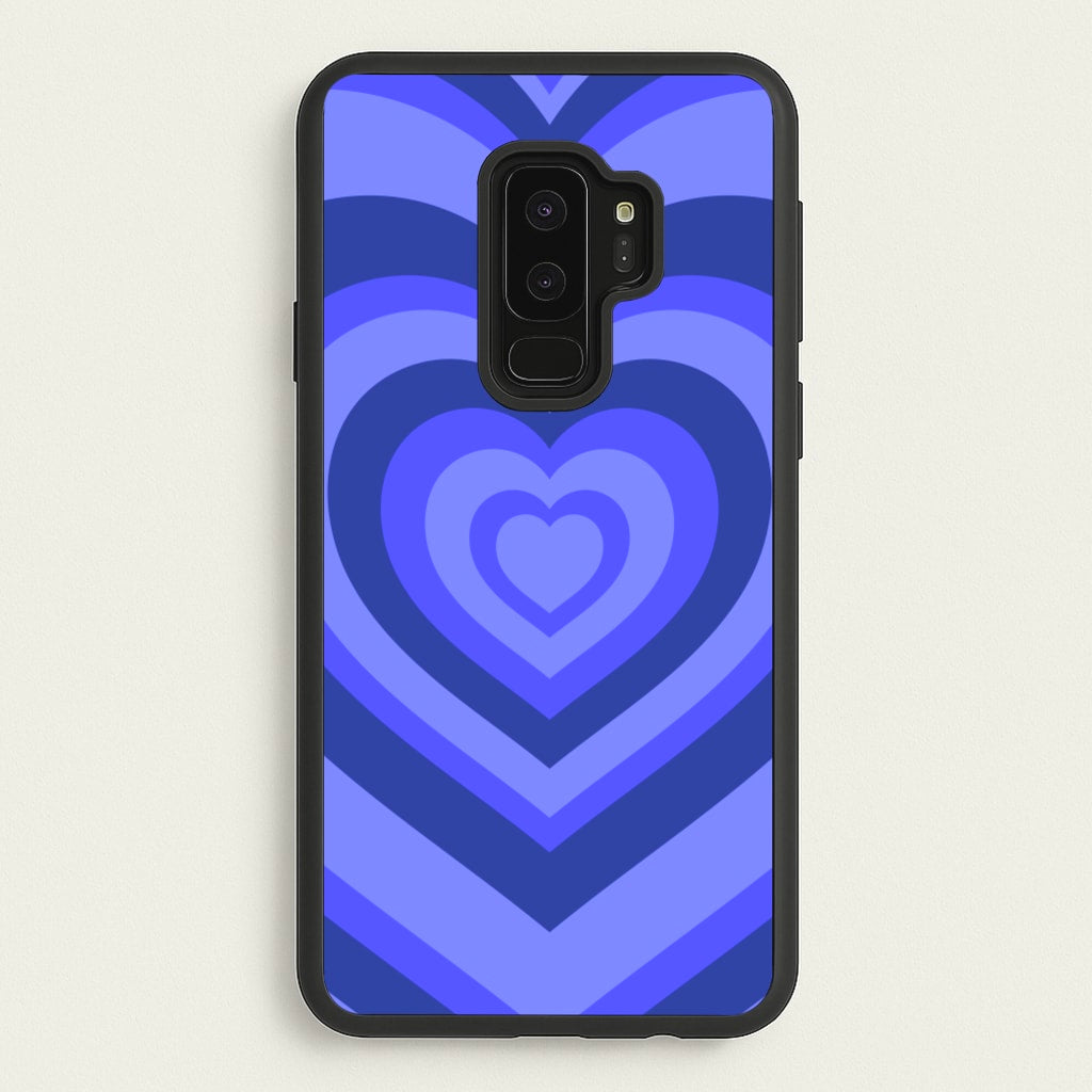 Blue - Colourful Hearts - Colourful Hearts Phone Case for Galaxy S9 Plus