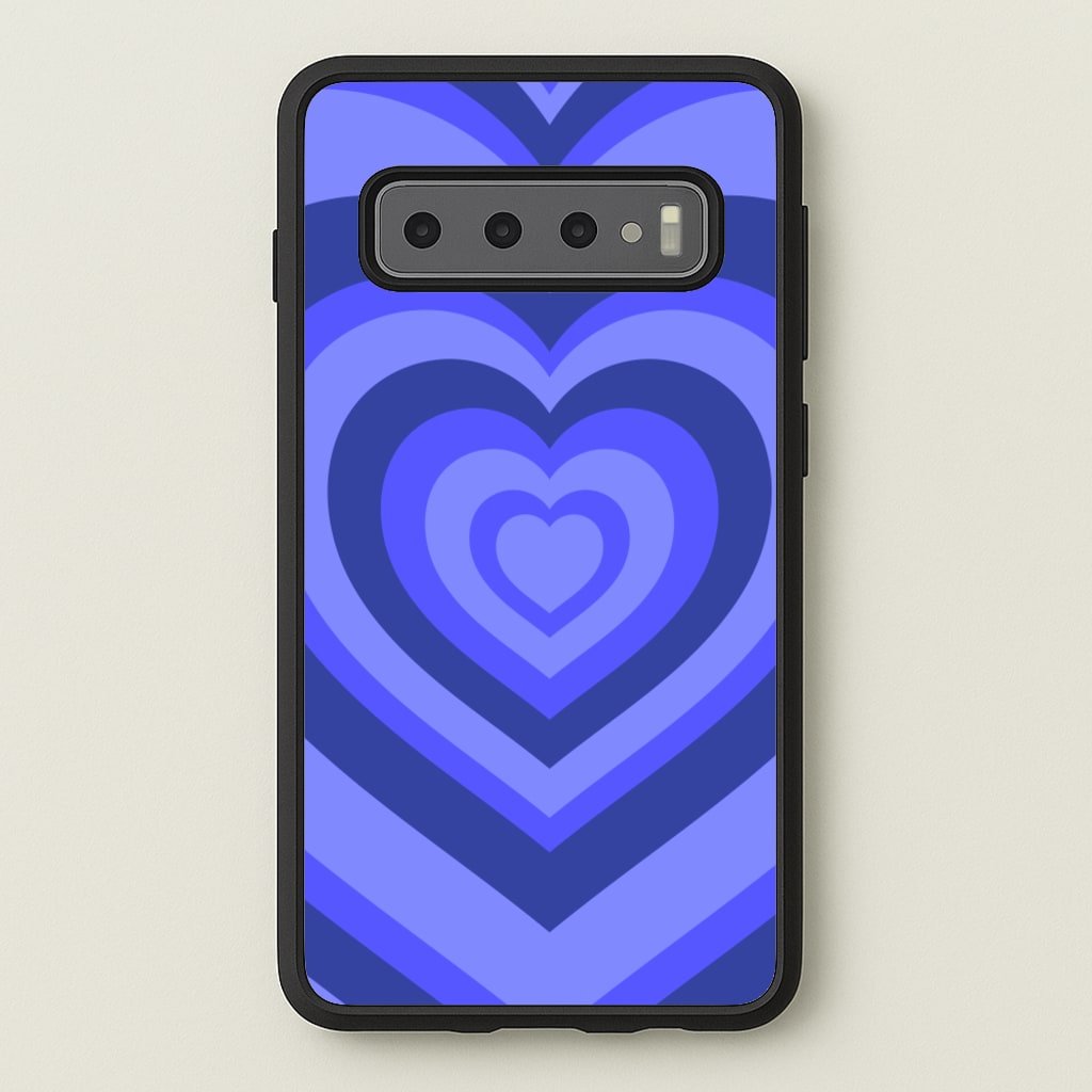Blue - Colourful Hearts - Colourful Hearts Phone Case for Galaxy S10