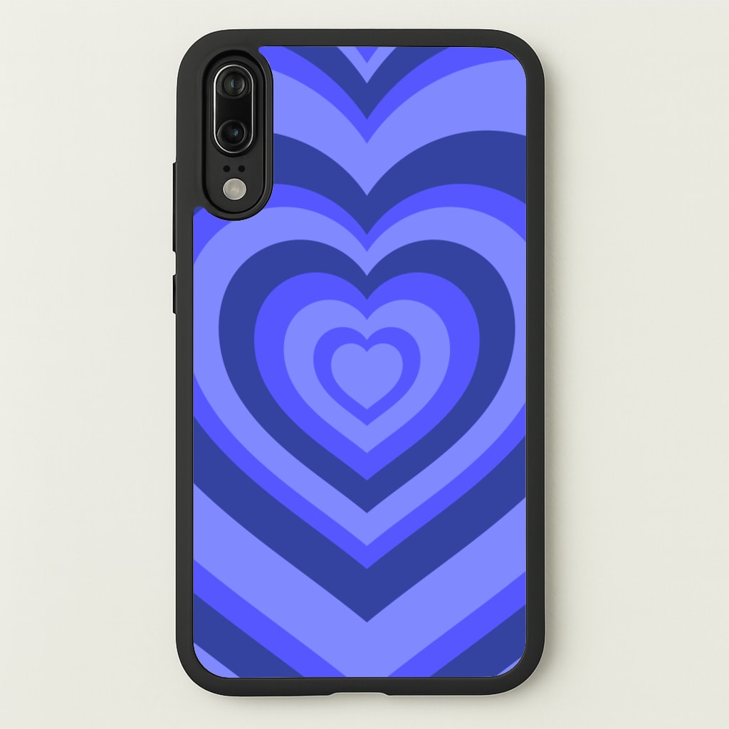 Blue - Colourful Hearts - Colourful Hearts Phone Case for Huawei P20