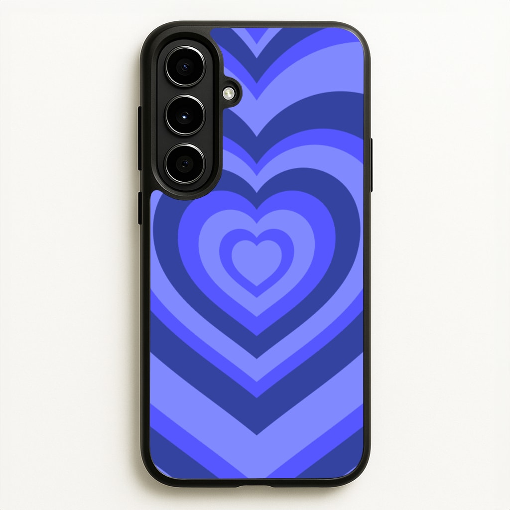 Blue - Colourful Hearts - Colourful Hearts Phone Case for Galaxy A56