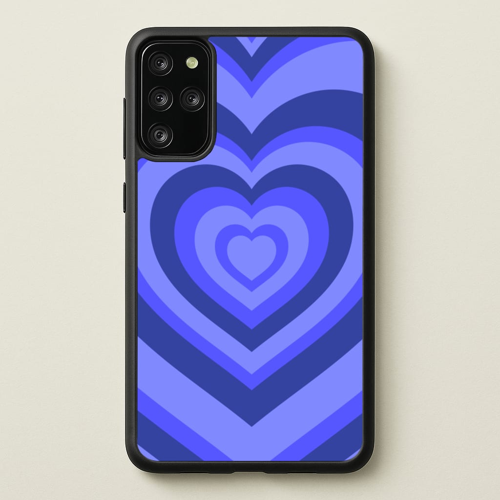 Blue - Colourful Hearts - Colourful Hearts Phone Case for Galaxy S20 Plus
