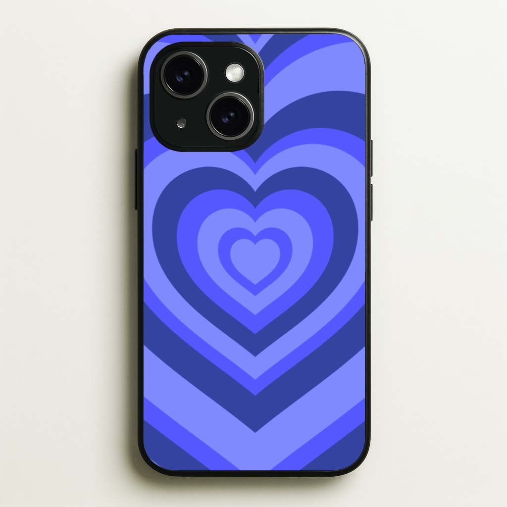 Blue - Colourful Hearts - Colourful Hearts Phone Case for iPhone 14