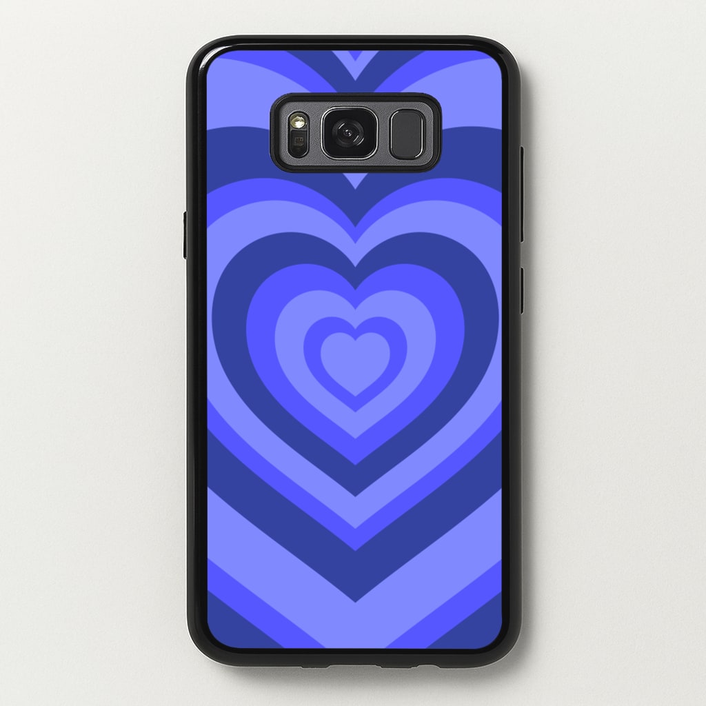 Blue - Colourful Hearts - Colourful Hearts Phone Case for Galaxy S8 Plus