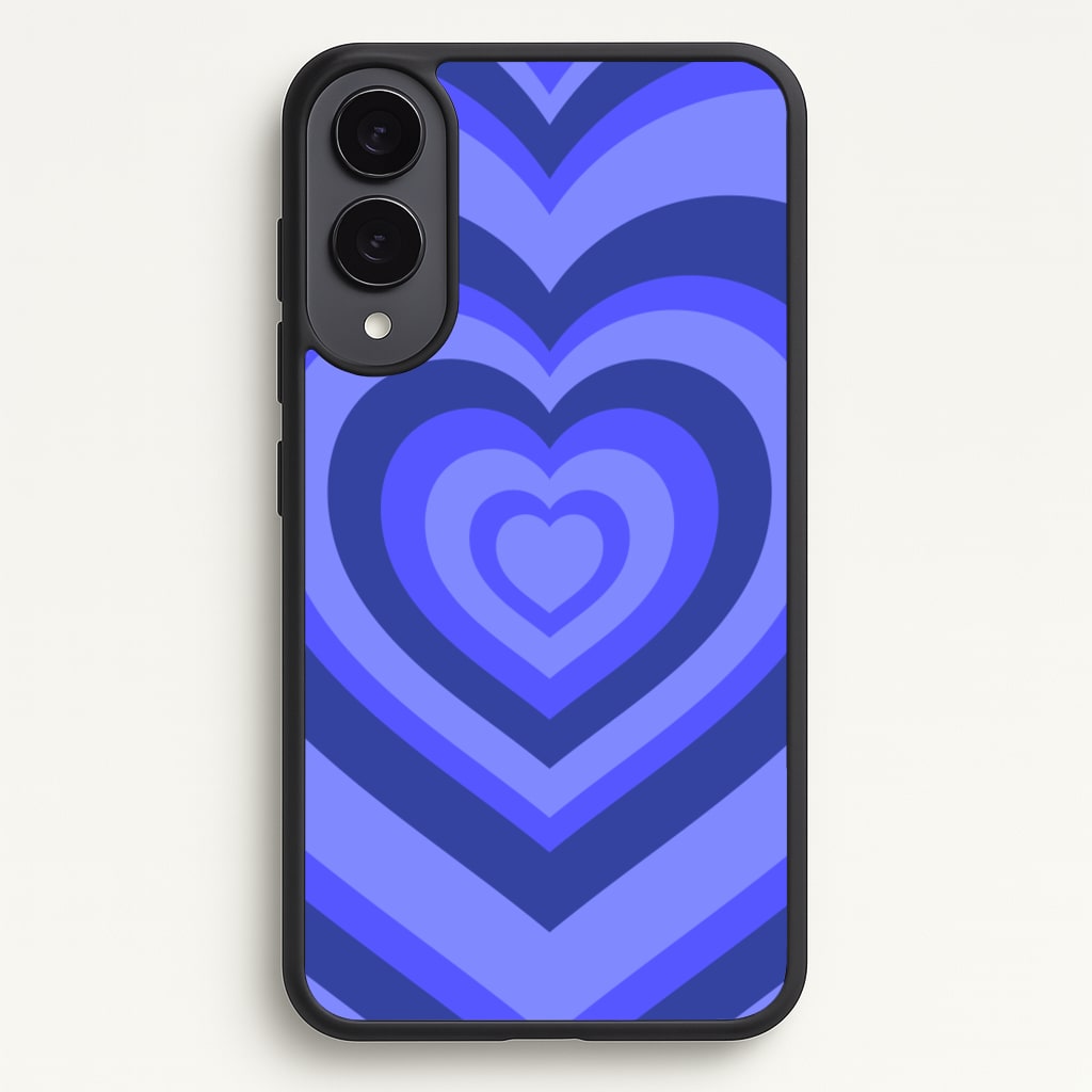 Blue - Colourful Hearts - Colourful Hearts Phone Case for Galaxy S25 Edge