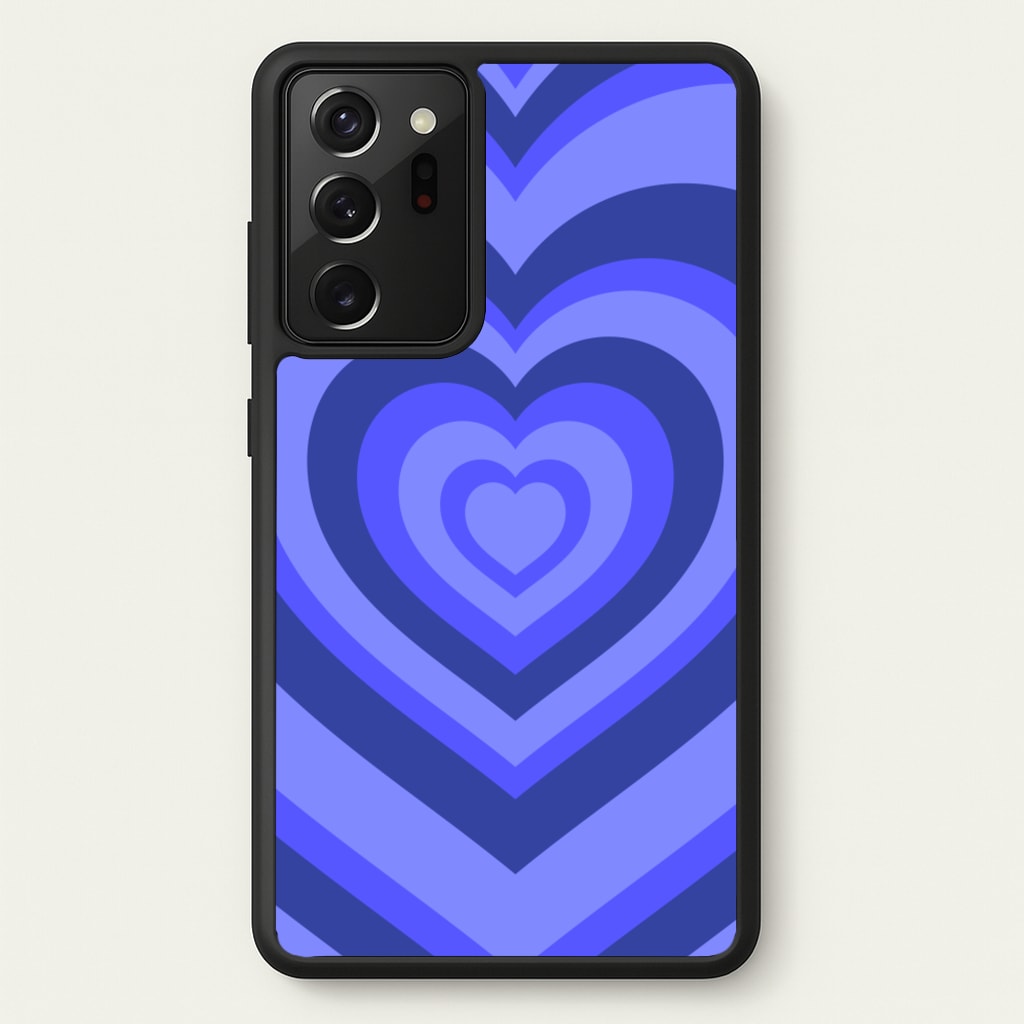 Blue - Colourful Hearts - Colourful Hearts Phone Case for Galaxy Note 20 Ultra