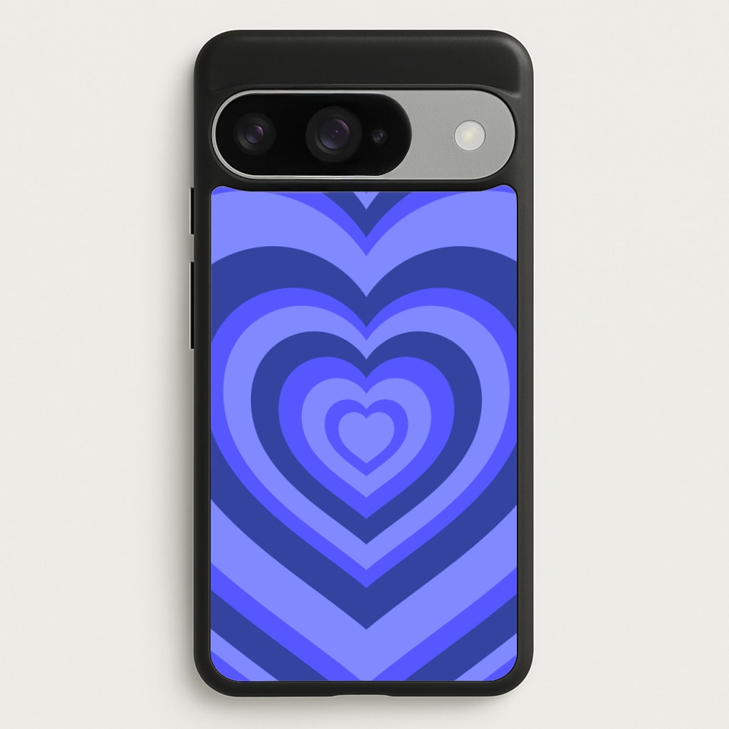 Blue - Colourful Hearts Phone Case for Google Pixel 10 / 10 Pro