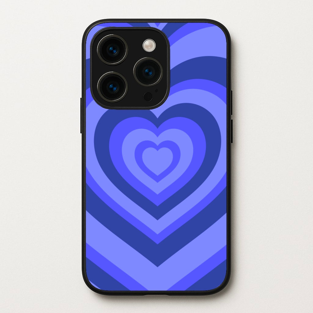 Blue - Colourful Hearts - Colourful Hearts Phone Case for iPhone 14 Pro