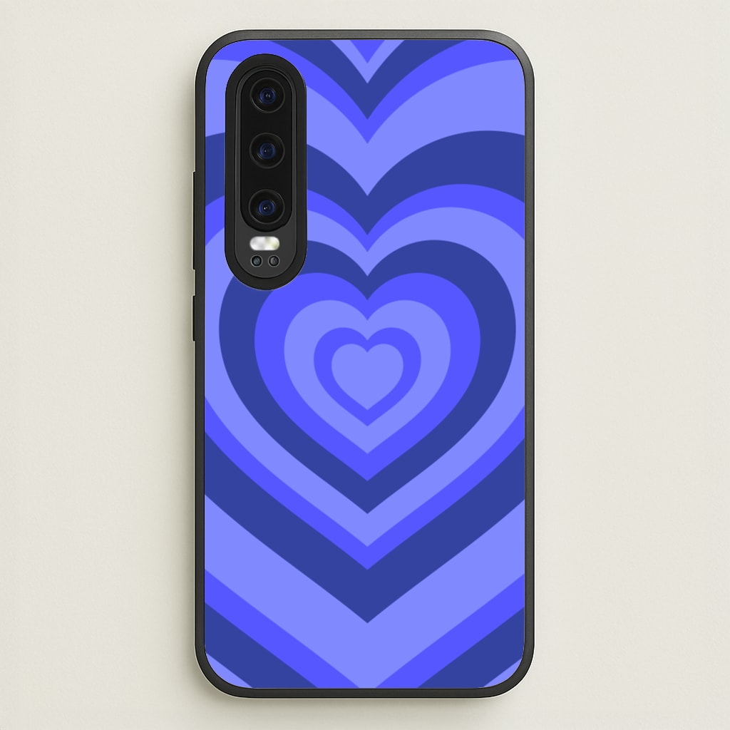 Blue - Colourful Hearts - Colourful Hearts Phone Case for Huawei P30