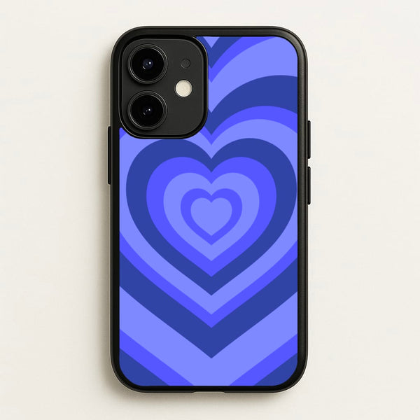 Blue - Colourful Hearts - Colourful Hearts Phone Case for iPhone 12 / 12 Pro