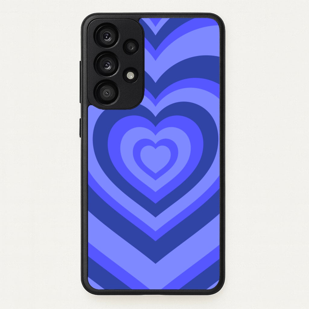 Blue - Colourful Hearts - Colourful Hearts Phone Case for Galaxy A53