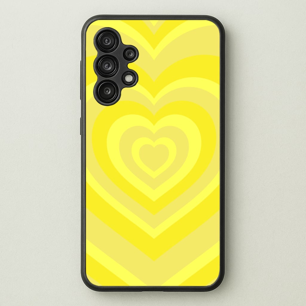 Yellow - Colourful Hearts - Colourful Hearts Phone Case for Galaxy A13