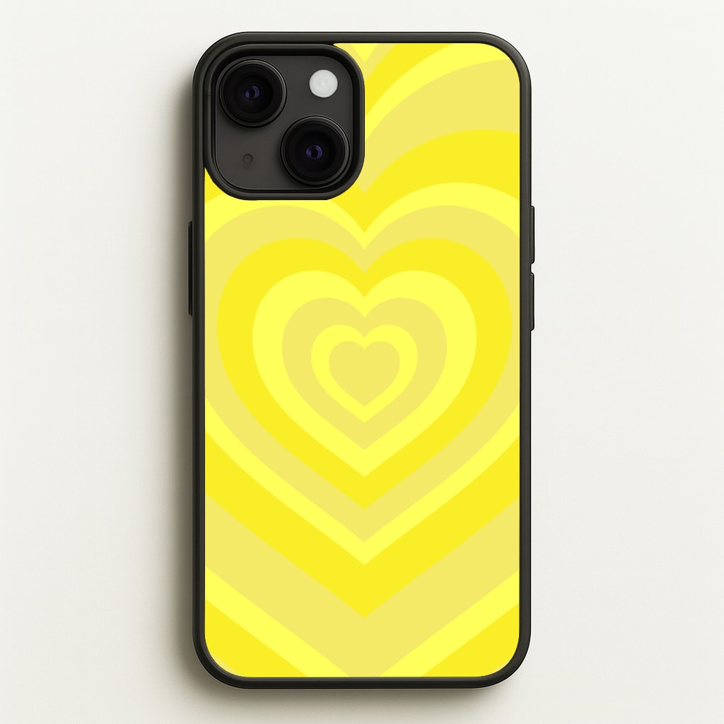 Yellow - Colourful Hearts - Colourful Hearts Phone Case for iPhone 13 Mini
