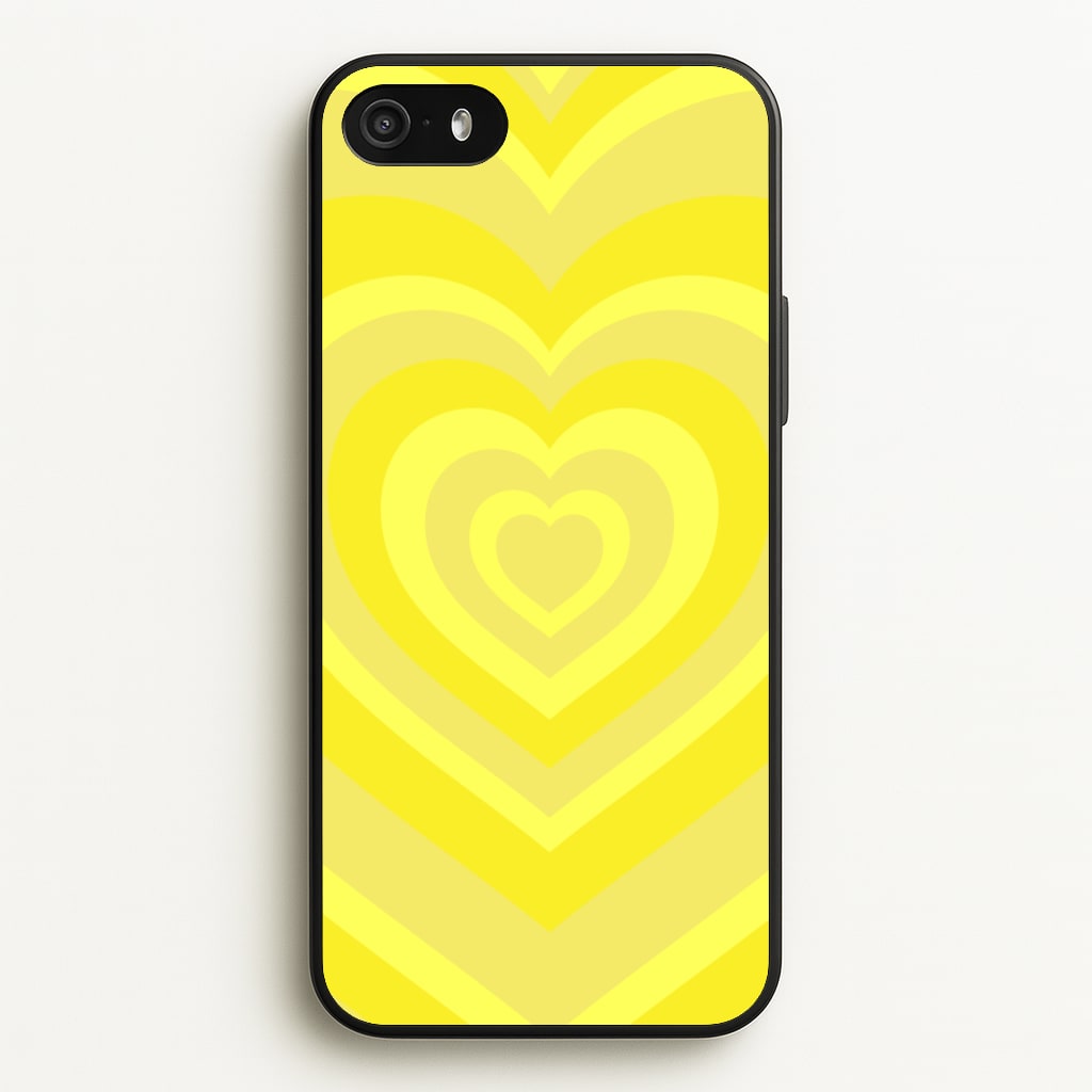 Yellow - Colourful Hearts - Colourful Hearts Phone Case for iPhone 5 / 5s / SE 2016