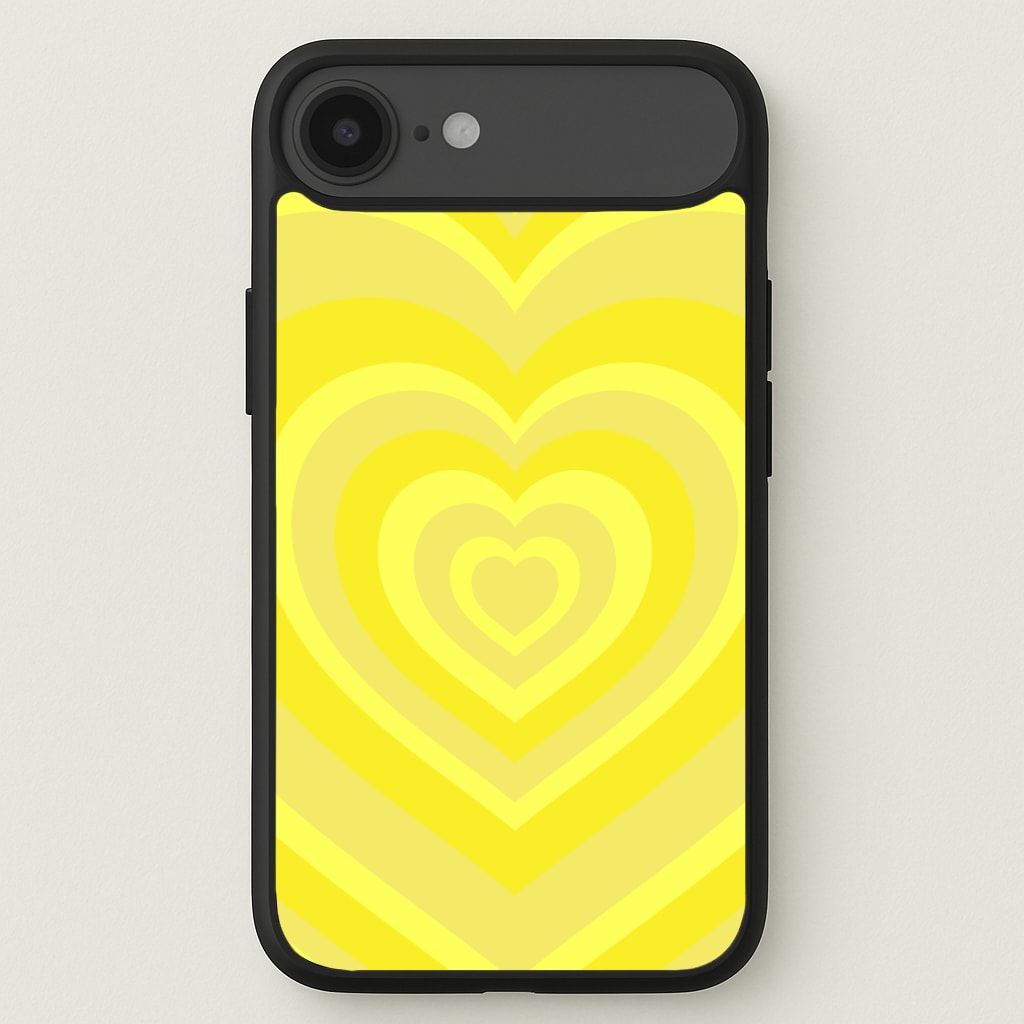 Yellow - Colourful Hearts Phone Case for iPhone 17 Air