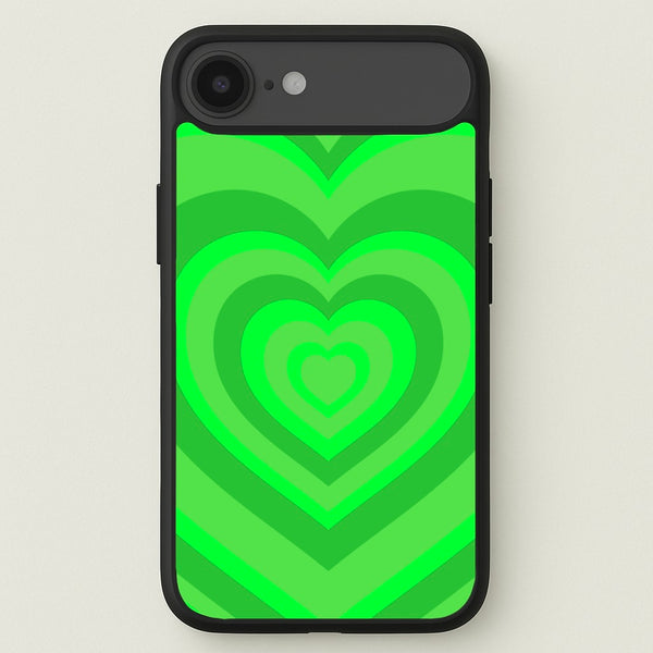 Green - Colourful Hearts Phone Case for iPhone 17 Air
