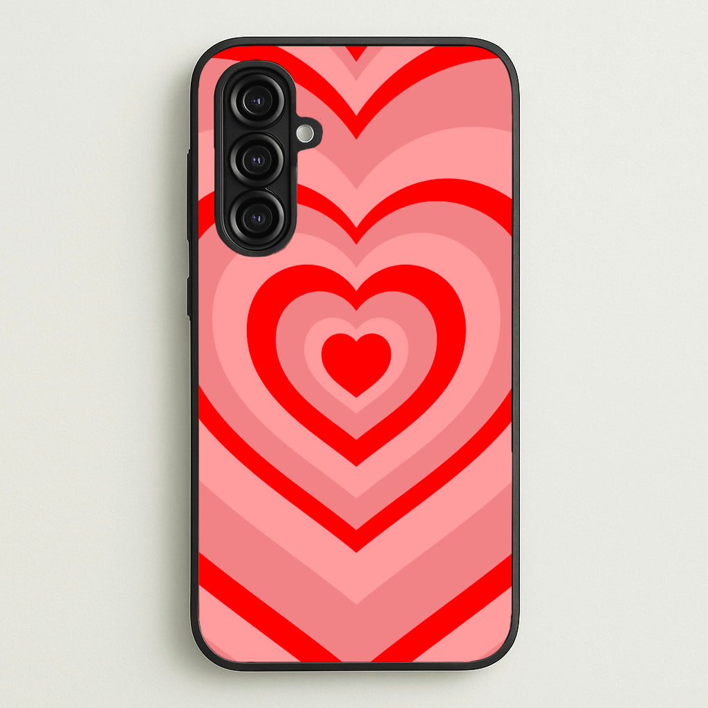 Red - Colourful Hearts - Colourful Hearts Phone Case for Galaxy A16