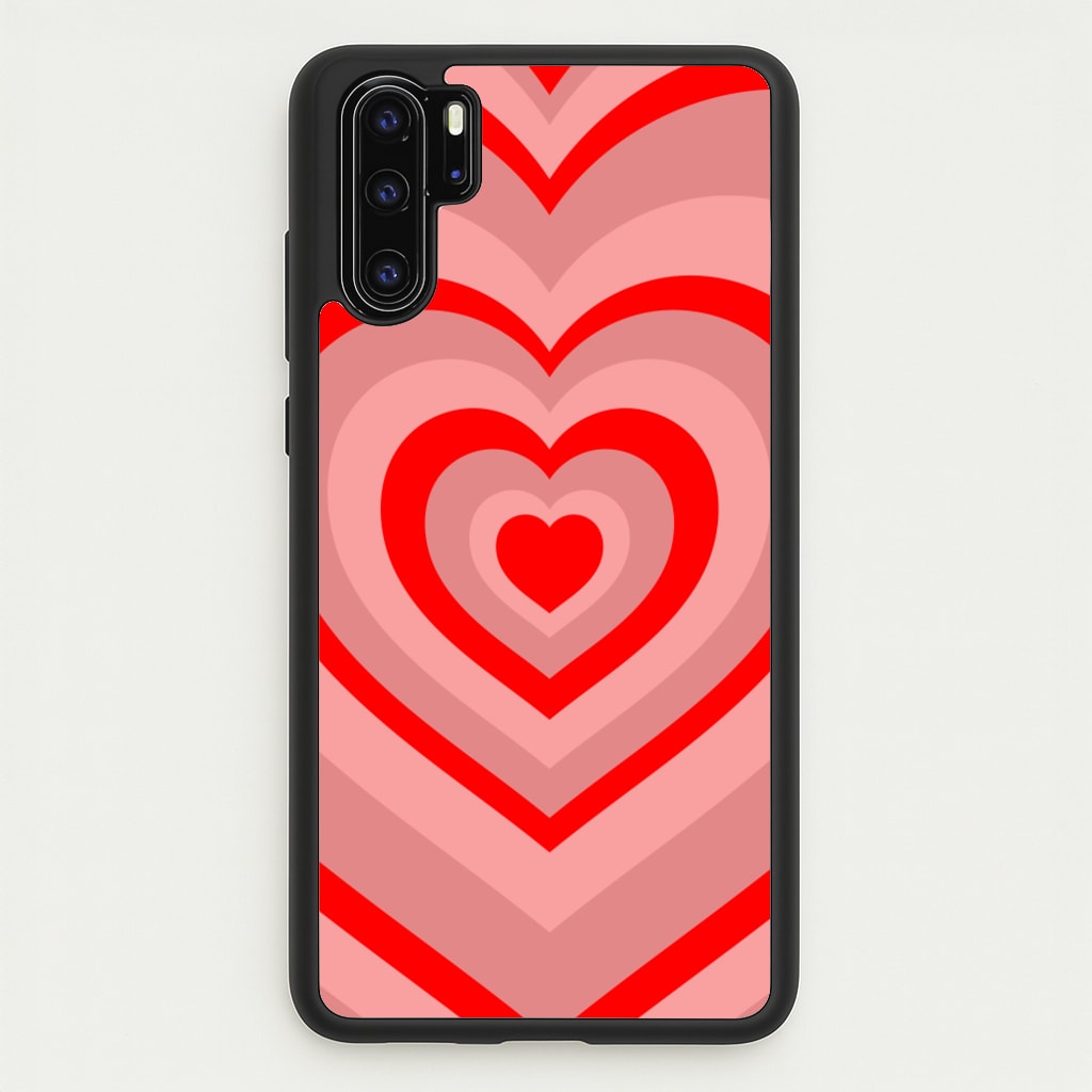 Red - Colourful Hearts - Colourful Hearts Phone Case for Huawei P30 Pro