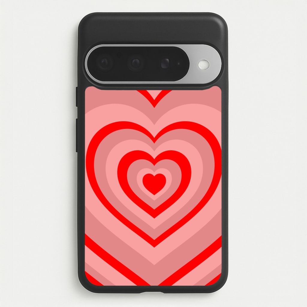 Red - Colourful Hearts Phone Case for Google Pixel 10 Pro XL