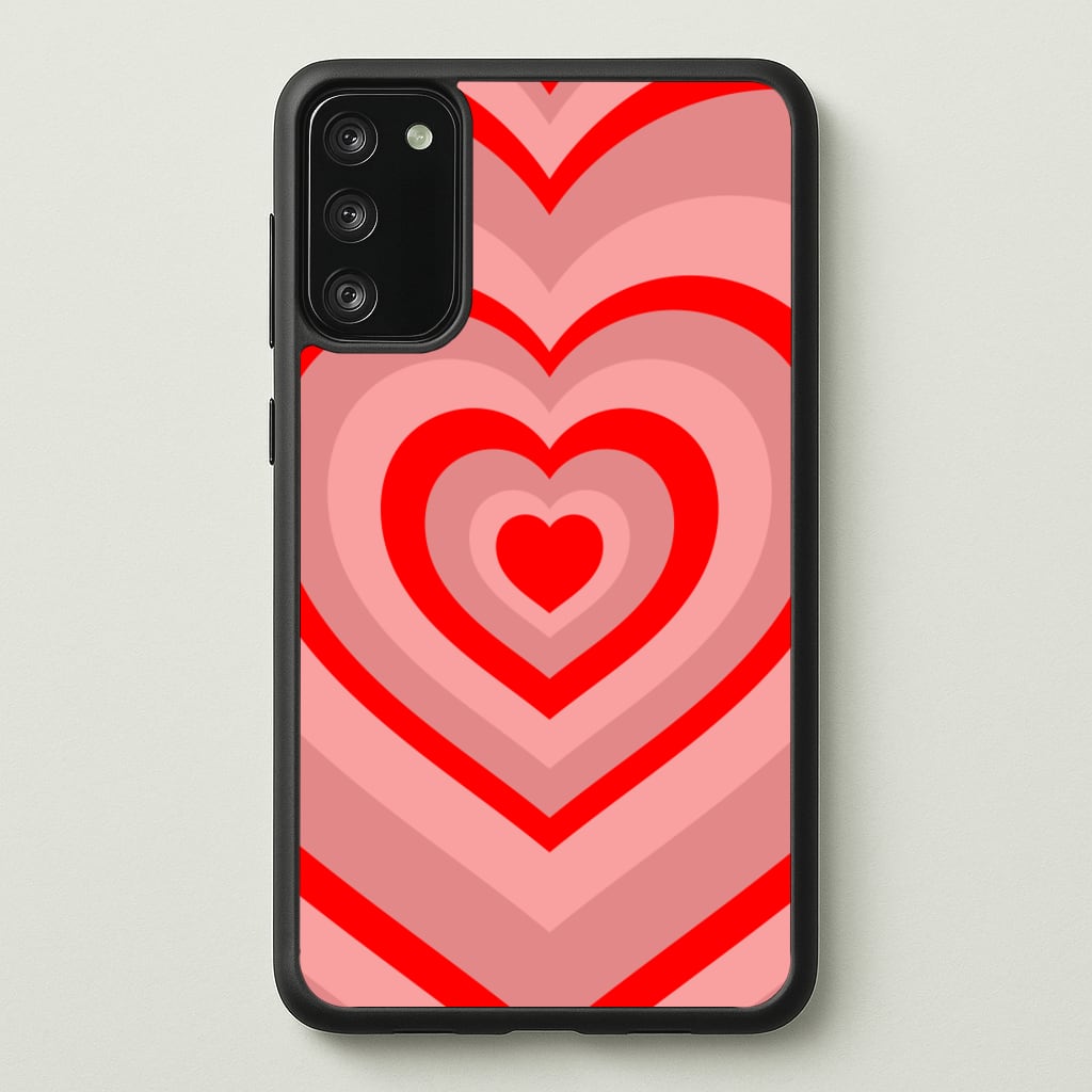 Red - Colourful Hearts - Colourful Hearts Phone Case for Galaxy A41