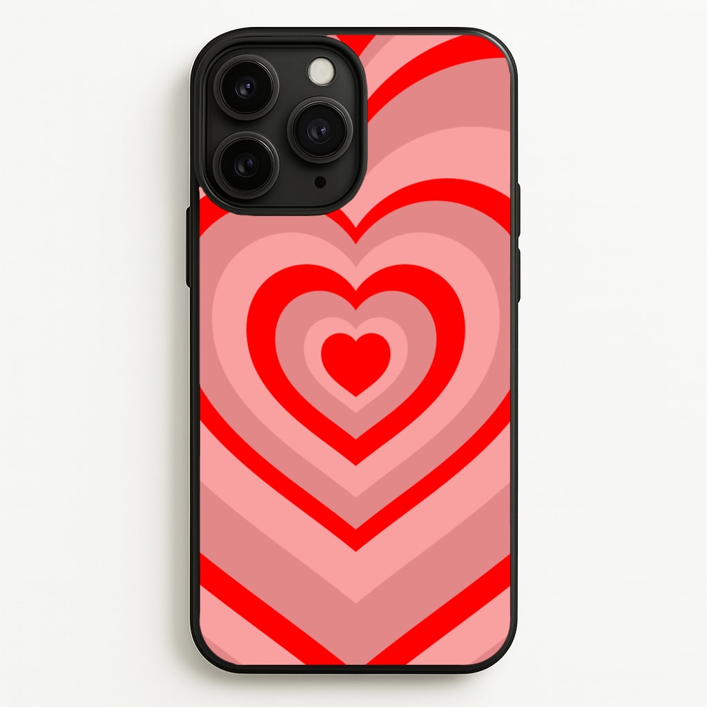 Red - Colourful Hearts - Colourful Hearts Phone Case for iPhone 11 Pro Max