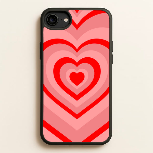 Red - Colourful Hearts - Colourful Hearts Phone Case for iPhone 6 / 7 / 8 / SE