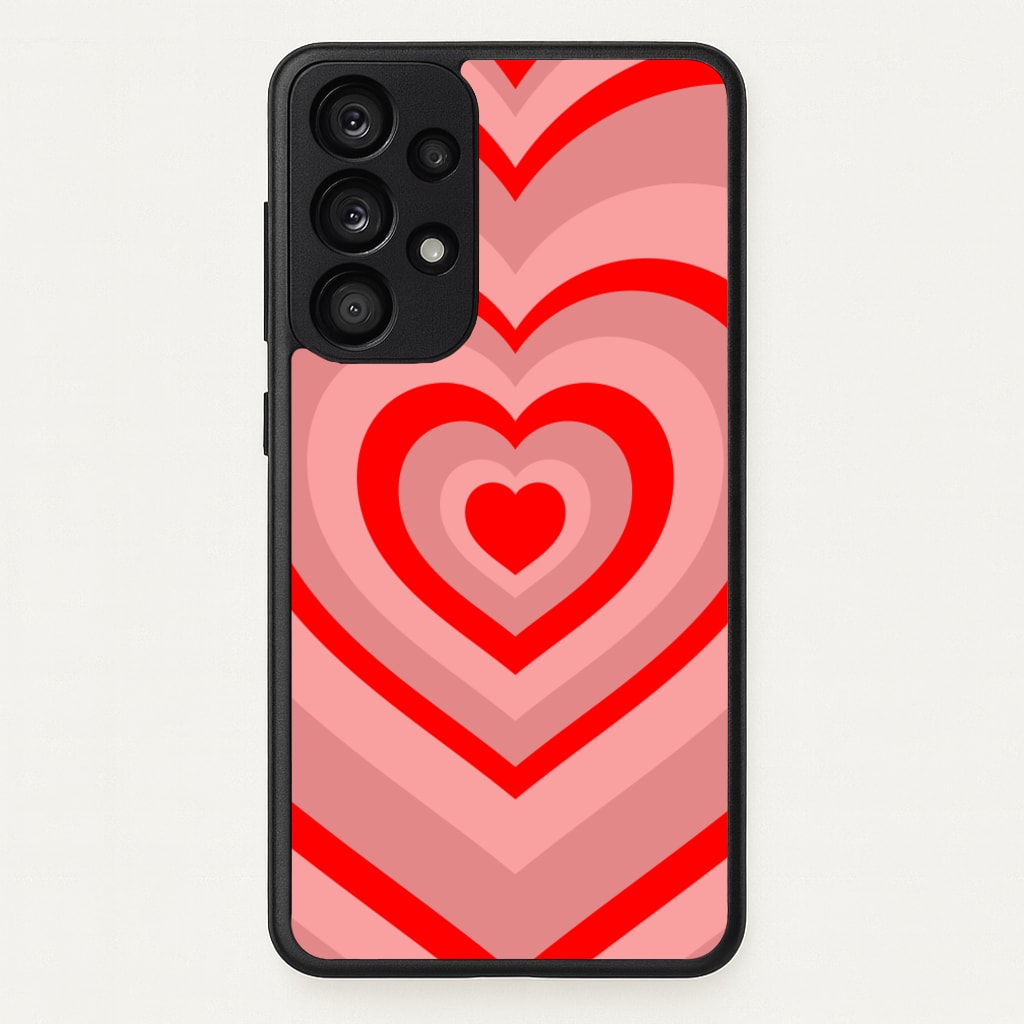 Red - Colourful Hearts - Colourful Hearts Phone Case for Galaxy A33