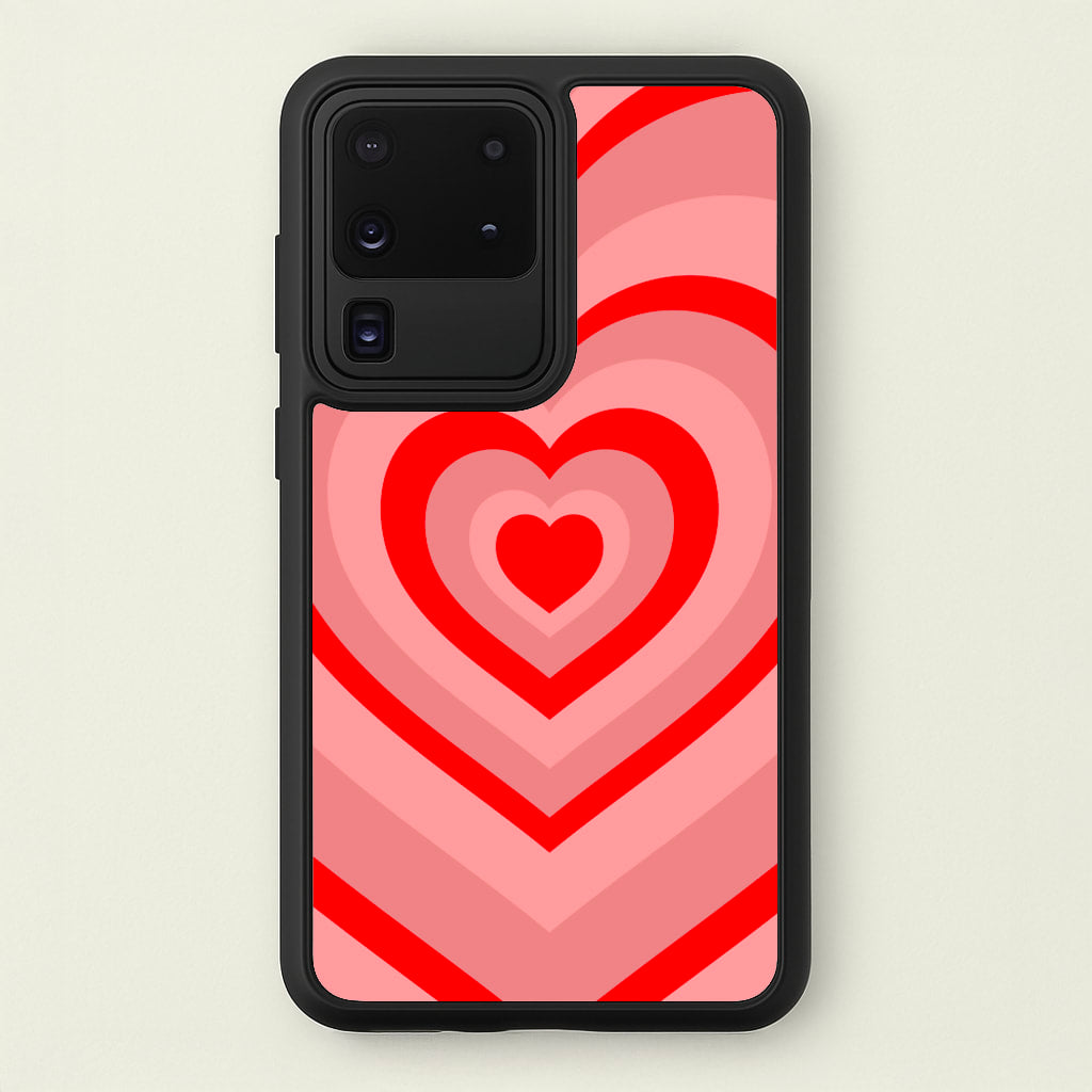 Red - Colourful Hearts - Colourful Hearts Phone Case for Galaxy S20 Ultra