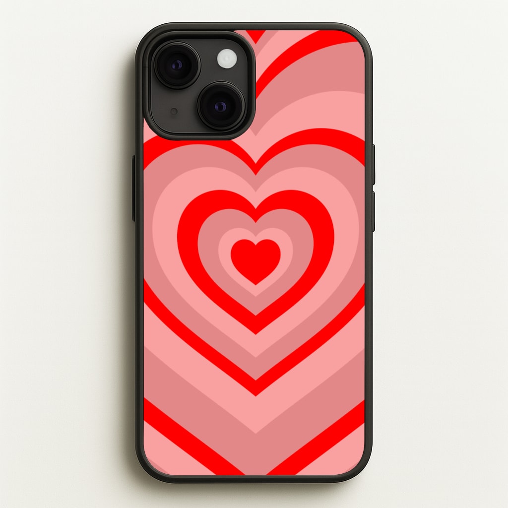 Red - Colourful Hearts - Colourful Hearts Phone Case for iPhone 13 Mini
