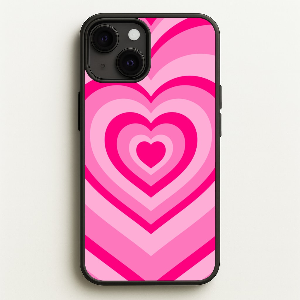 Pink - Colourful Hearts - Christmas Phone Case for iPhone 13 Mini