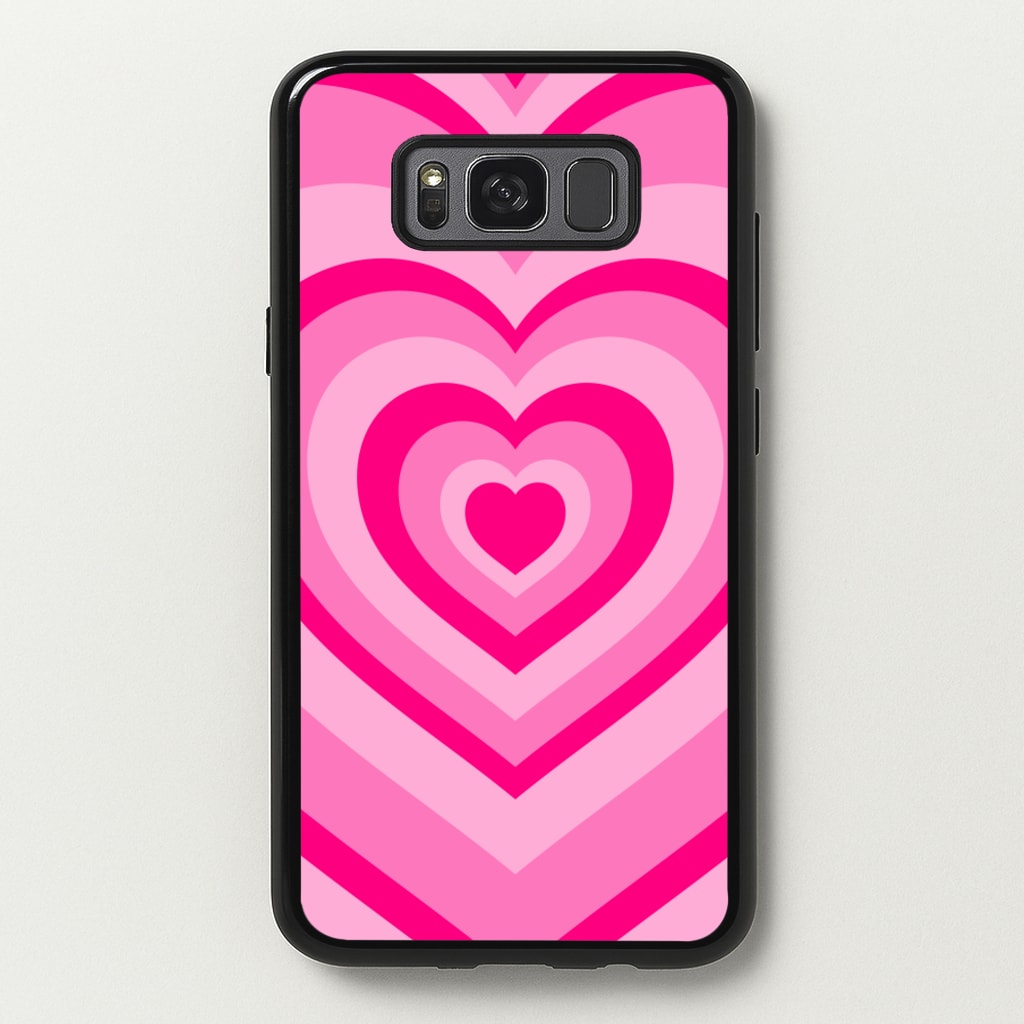 Pink - Colourful Hearts - Christmas Phone Case for Galaxy S8 Plus