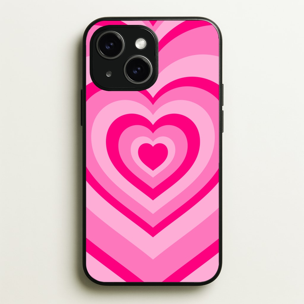 Pink - Colourful Hearts - Christmas Phone Case for iPhone 14