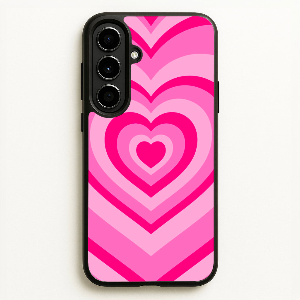 Pink - Colourful Hearts - Christmas Phone Case for Galaxy A56