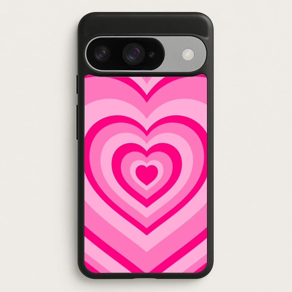 Pink - Colourful Hearts Phone Case for Google Pixel 10 / 10 Pro