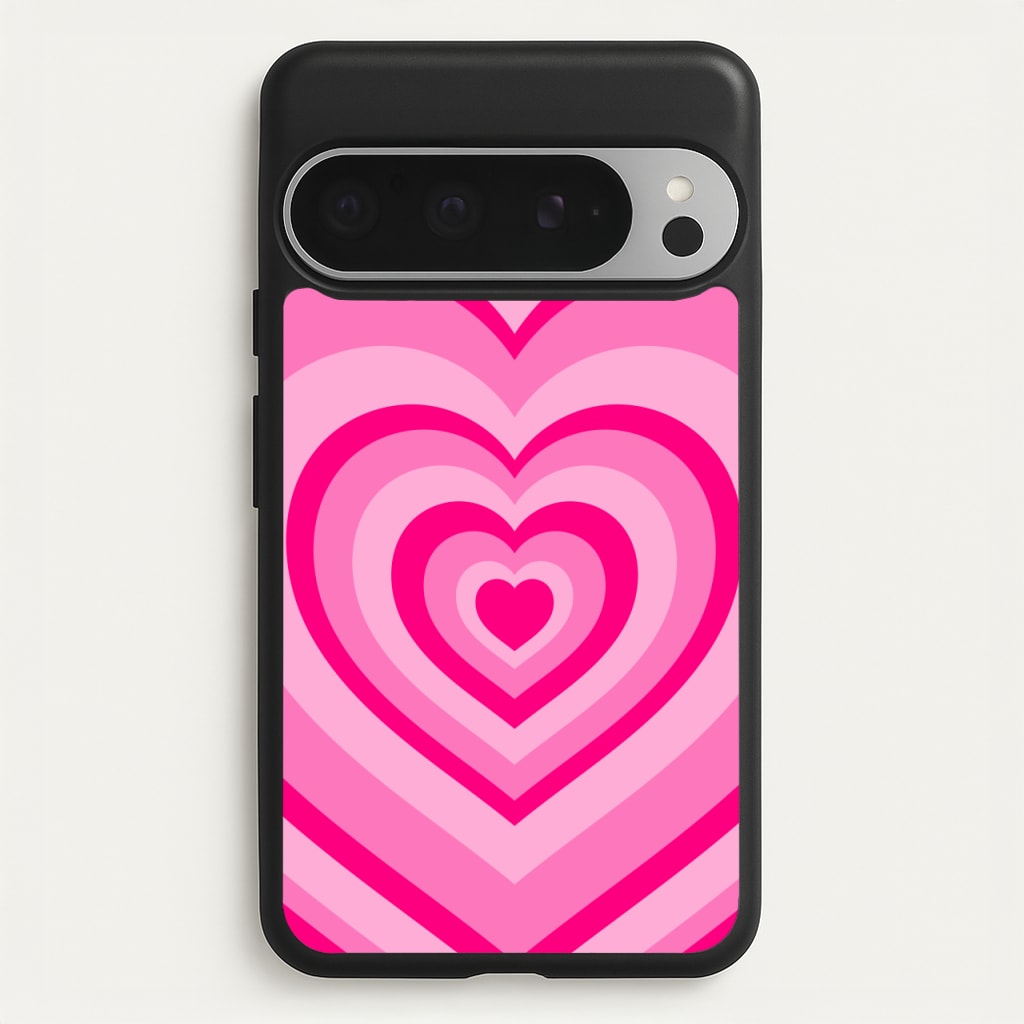 Pink - Colourful Hearts - Christmas Phone Case for Google Pixel 9 Pro XL