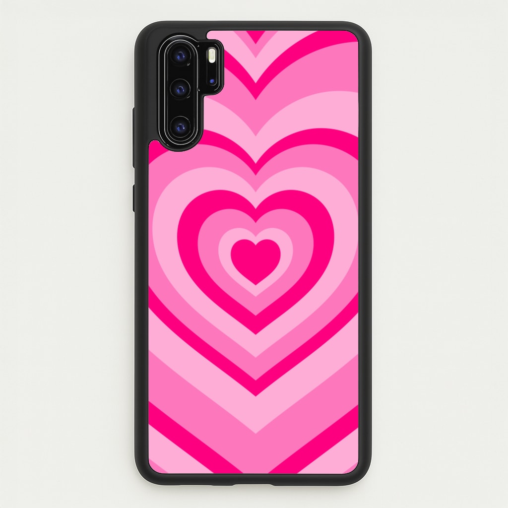 Pink - Colourful Hearts - Christmas Phone Case for Huawei P30 Pro