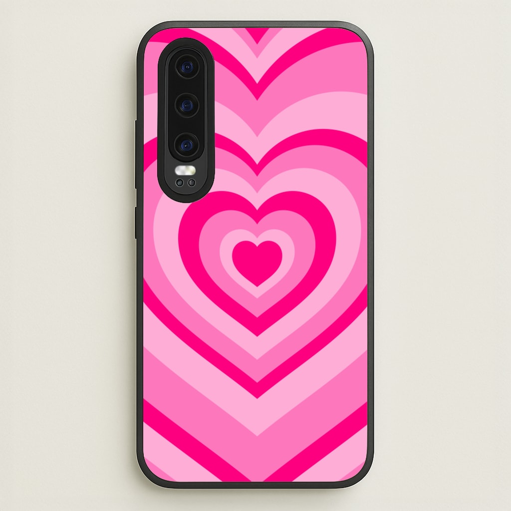 Pink - Colourful Hearts - Christmas Phone Case for Huawei P30