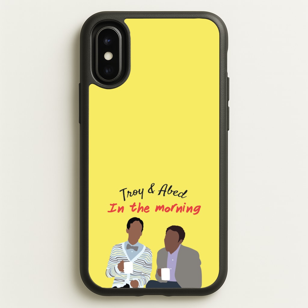 Troy And Abed In The Morning - Community - Community Phone Case for iPhone X / XS