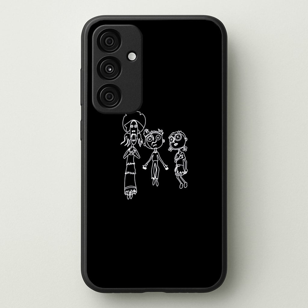 Cor Outline - Halloween Phone Case for Galaxy A55