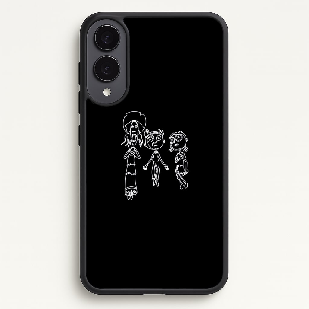 Cor Outline - Halloween Phone Case for Galaxy S25 Edge