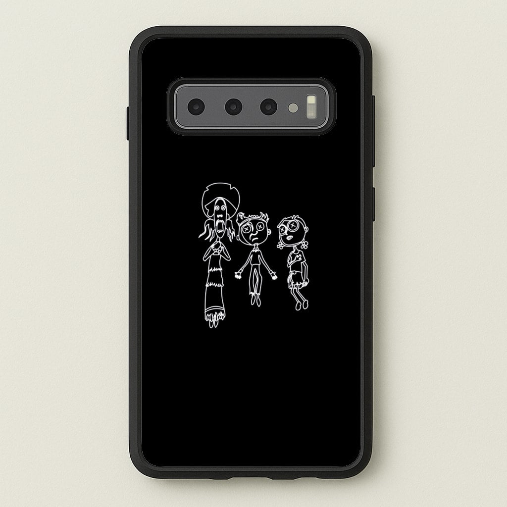Cor Outline - Halloween Phone Case for Galaxy S10