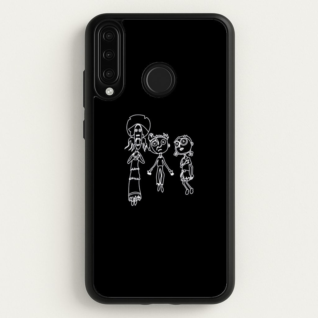 Cor Outline - Halloween Phone Case for Huawei P30 Lite