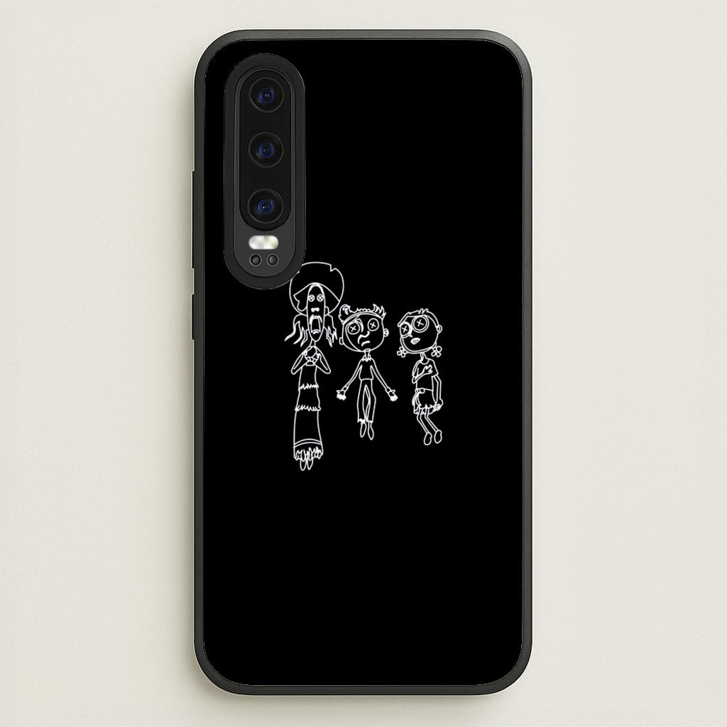 Cor Outline - Halloween Phone Case for Huawei P30