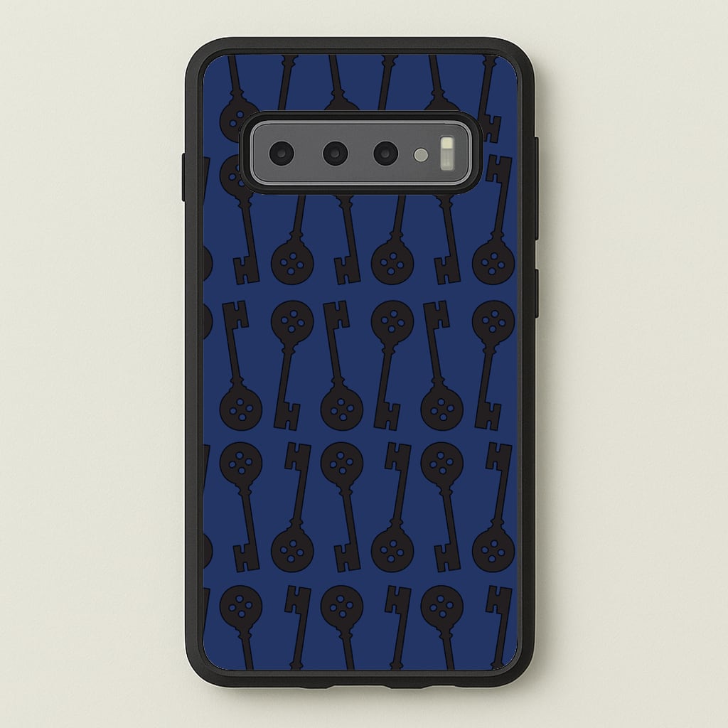 Key Pattern - Halloween Phone Case for Galaxy S10 Plus