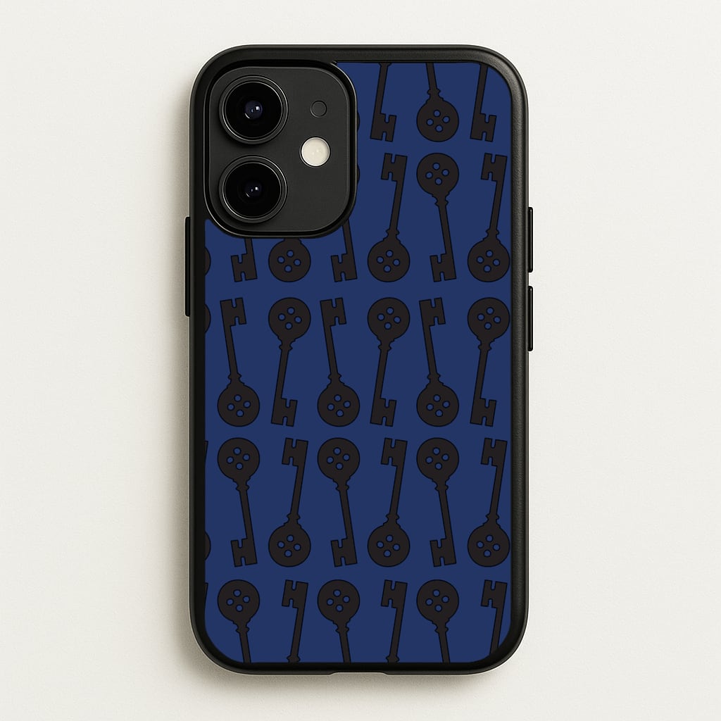 Key Pattern - Halloween Phone Case for iPhone 12 / 12 Pro