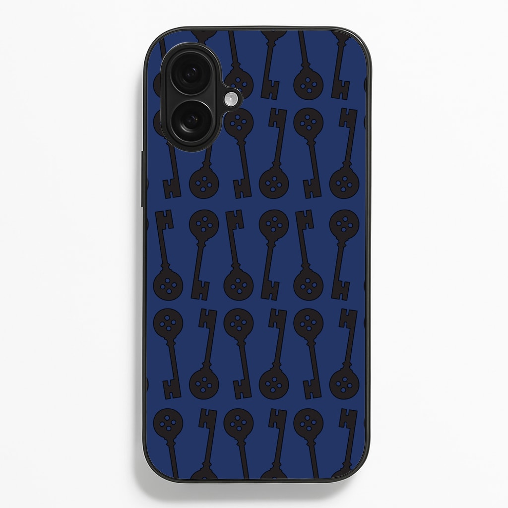 Key Pattern - Halloween Phone Case for iPhone 16 Plus