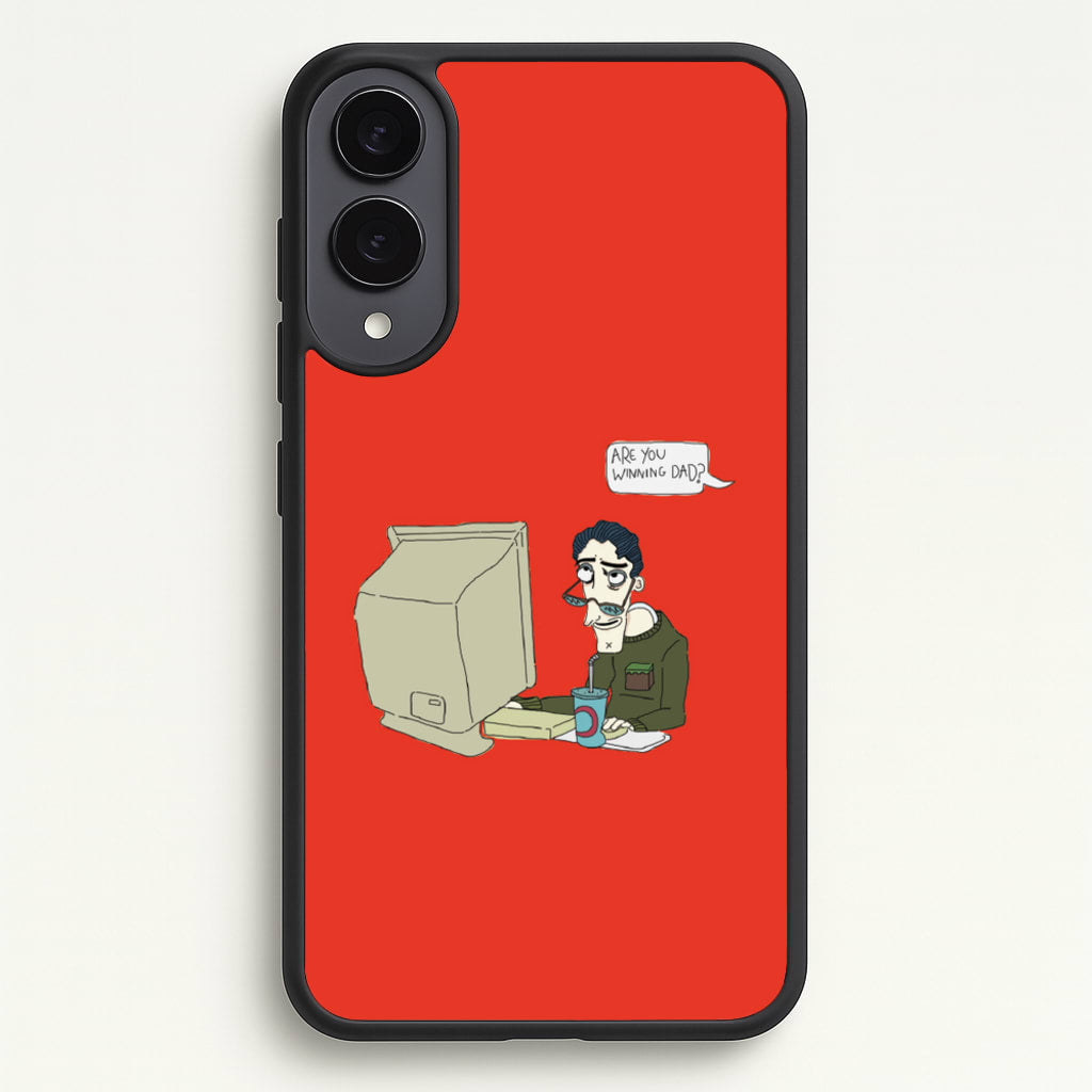 Are You Winning Dad - Halloween Phone Case for Galaxy S25 Edge