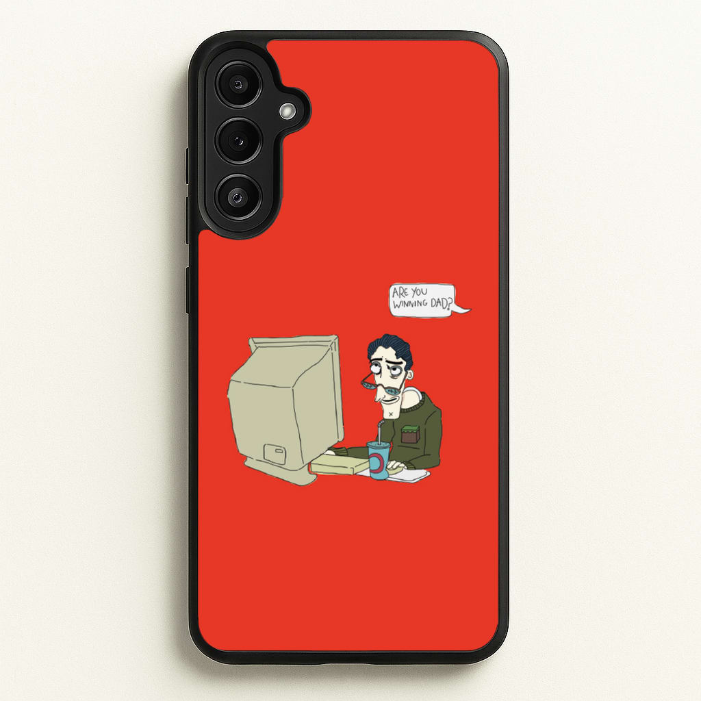 Are You Winning Dad - Halloween Phone Case for Galaxy A34